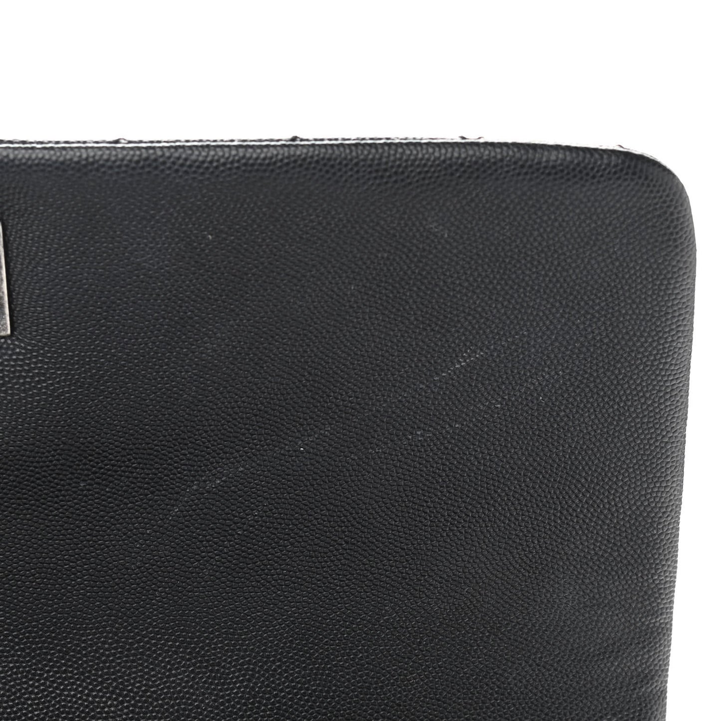Caviar Quilted Medium Coco Handle Flap Black
