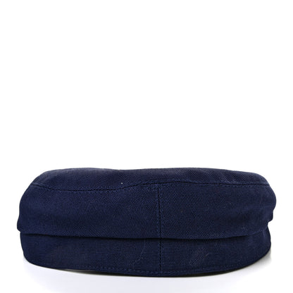 Hermes Cotton Womens Vauban Cap 58 Marine 6 of 8