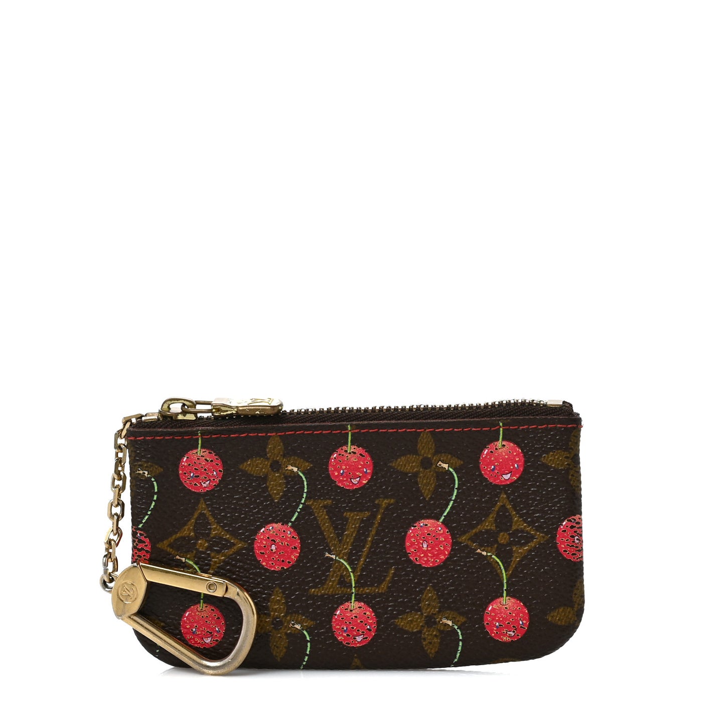 Monogram Cerises Key Pouch