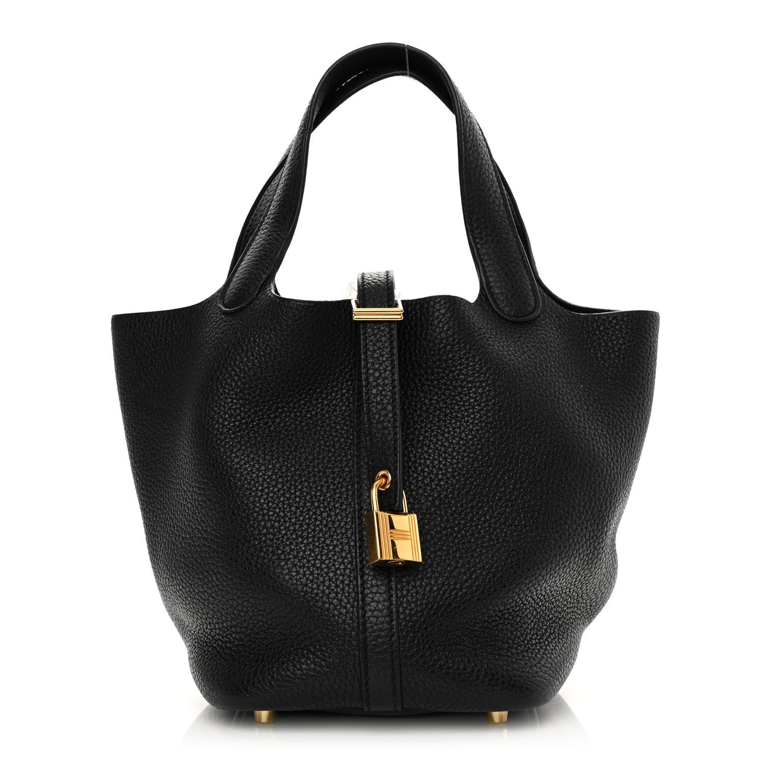 Hermes Taurillon Clemence Picotin Lock 18 PM Black 1 of 8