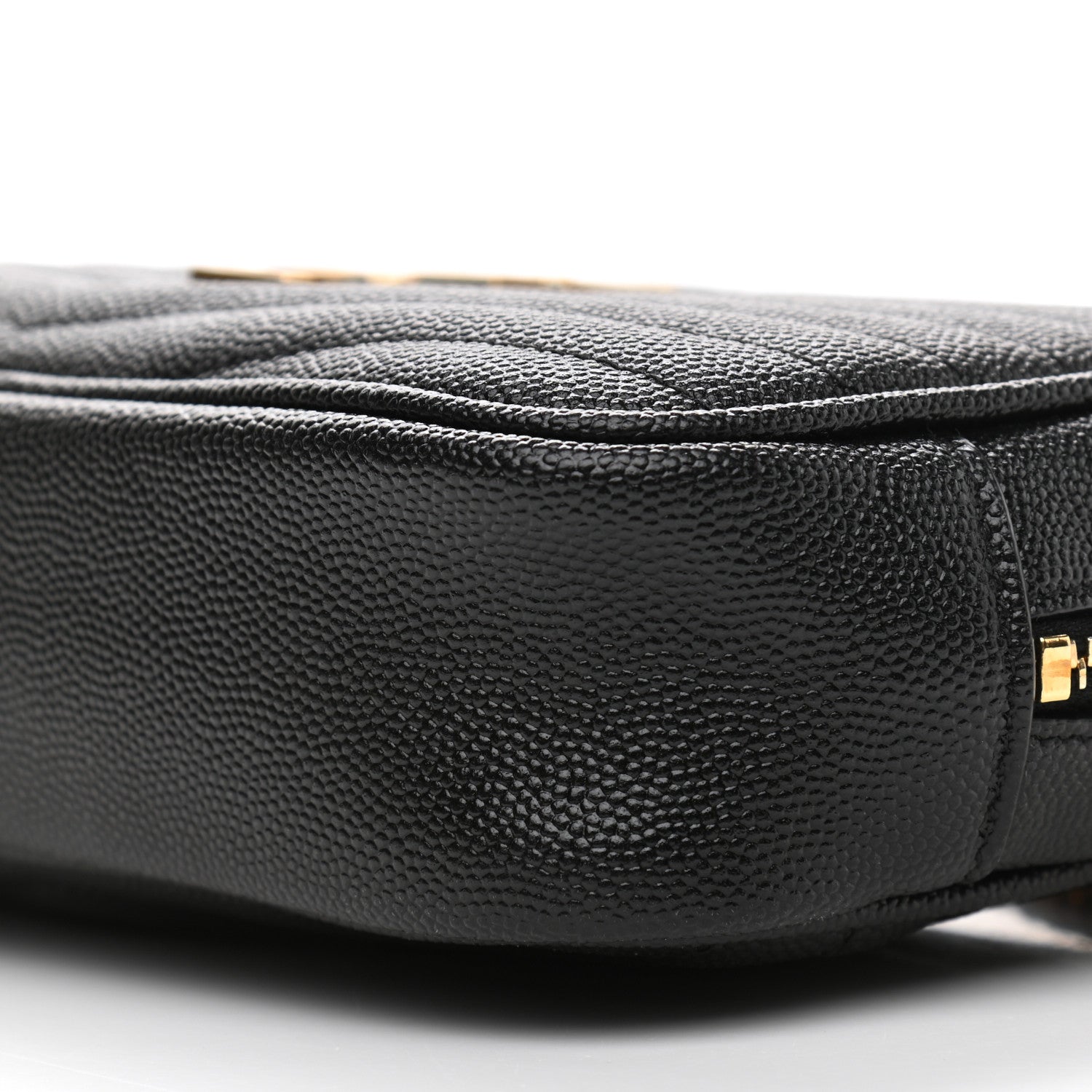 Saint Laurent Grain De Poudre Matelasse Monogram Mini Lou Camera Bag Black 10 of 10