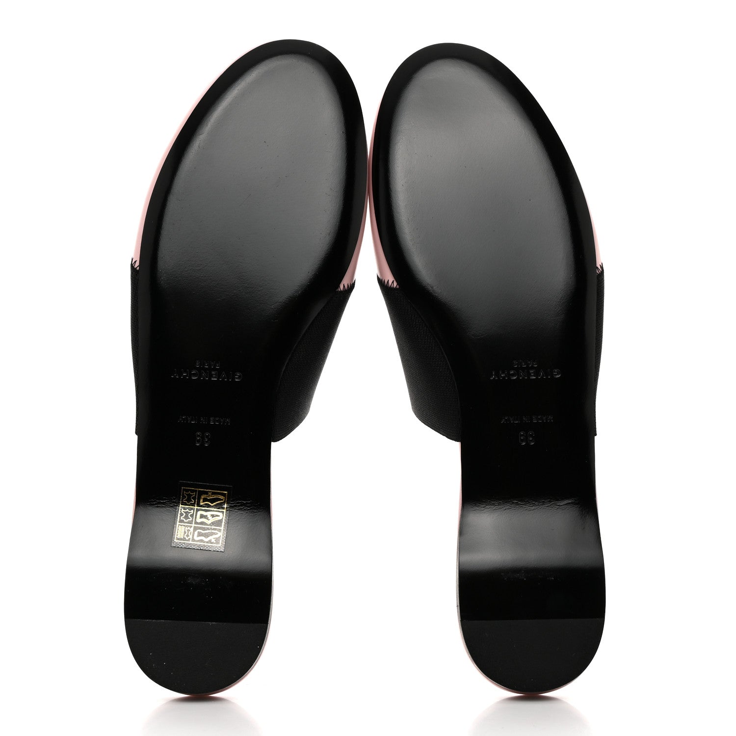 Givenchy Calfskin Bedford Logo Mule Slides 39 Pink 5 of 9