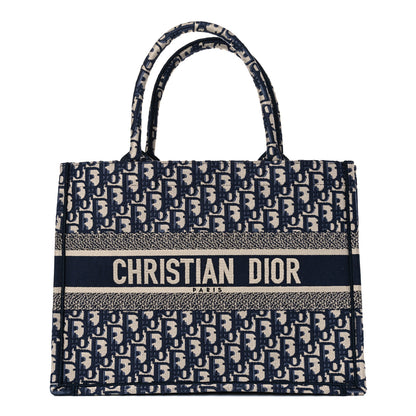 Christian Dior Oblique Medium Book Tote Blue Multicolor 1 of 8