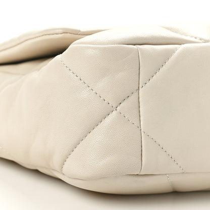 Chanel Lambskin Quilted Medium Chanel 19 Flap Beige 9 of 10