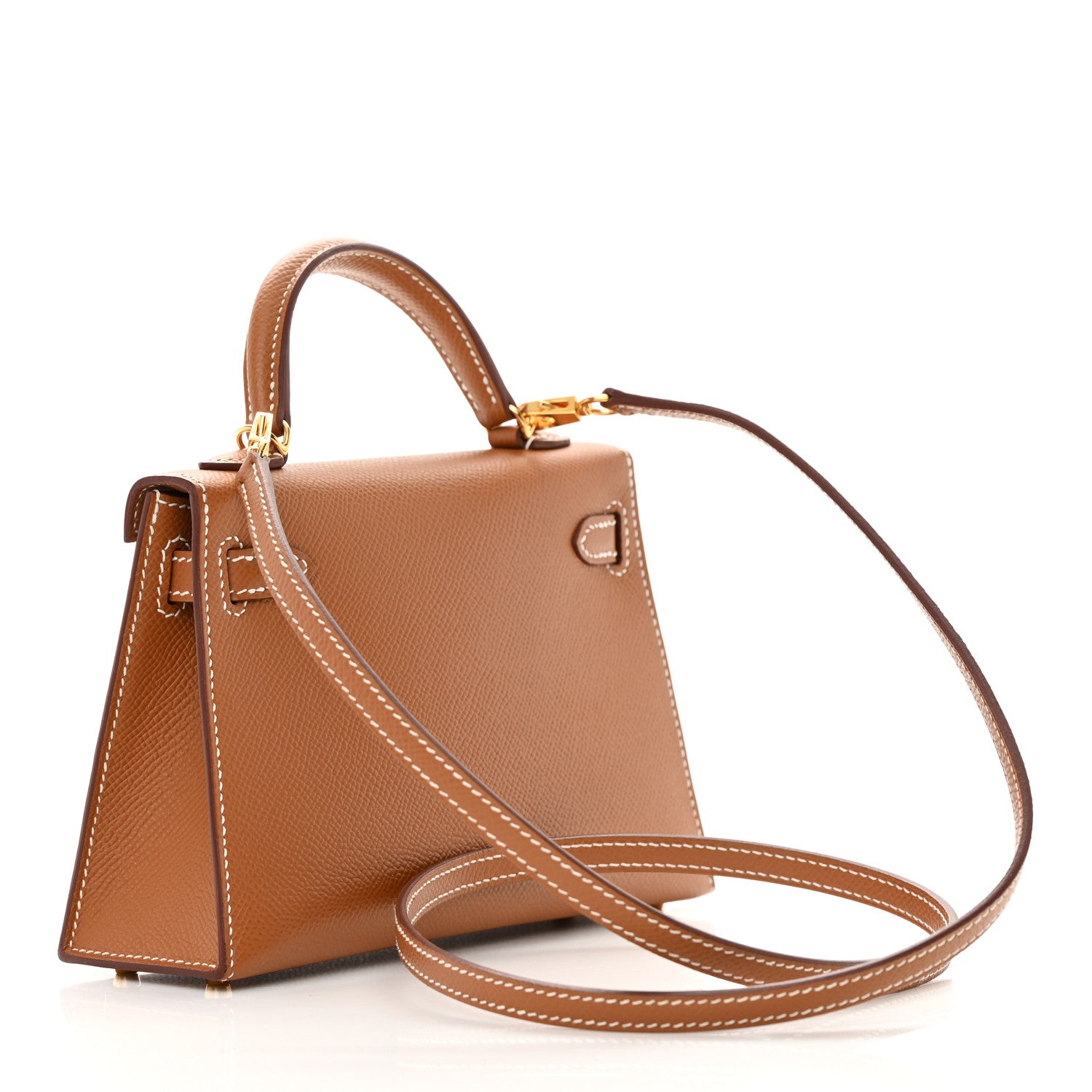 Hermes Epsom Mini Kelly Sellier 20 Gold 3 of 16