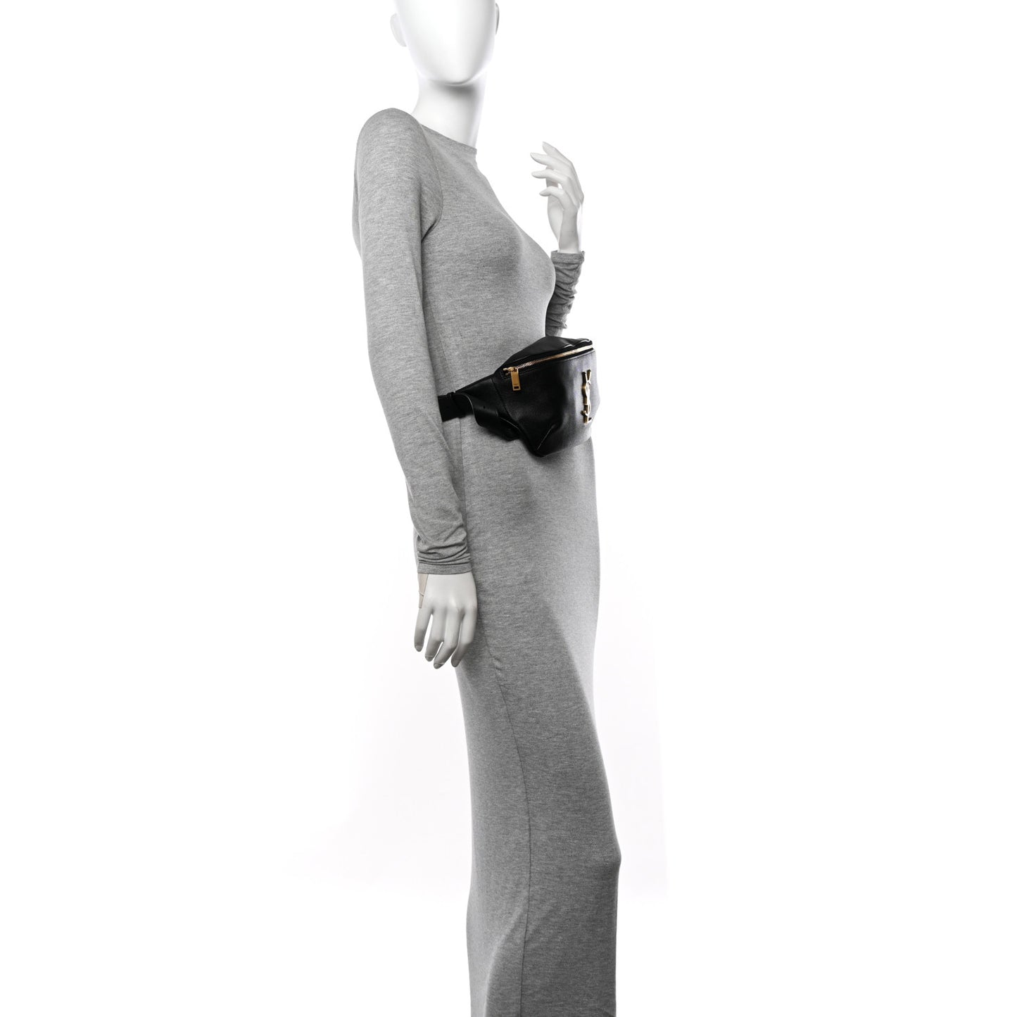 Grain De Poudre Monogram Belt Bag Black