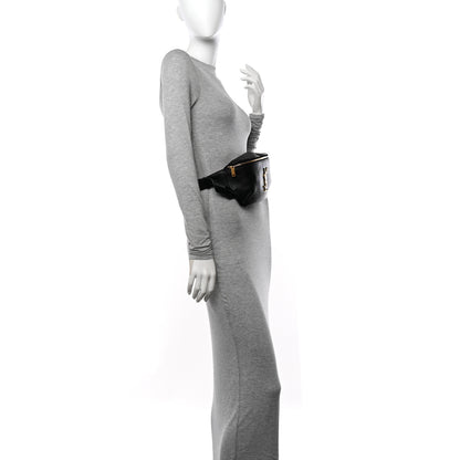 Saint Laurent Grain De Poudre Monogram Belt Bag Black 2 of 11