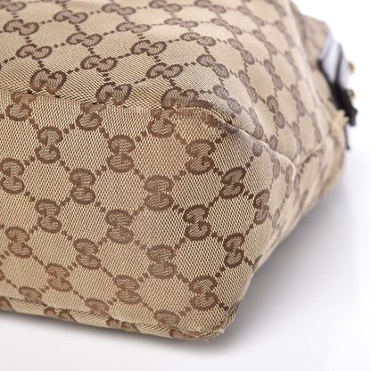 Gucci Monogram Medium Horsebit Chain Hobo Dark Brown 10 of 15