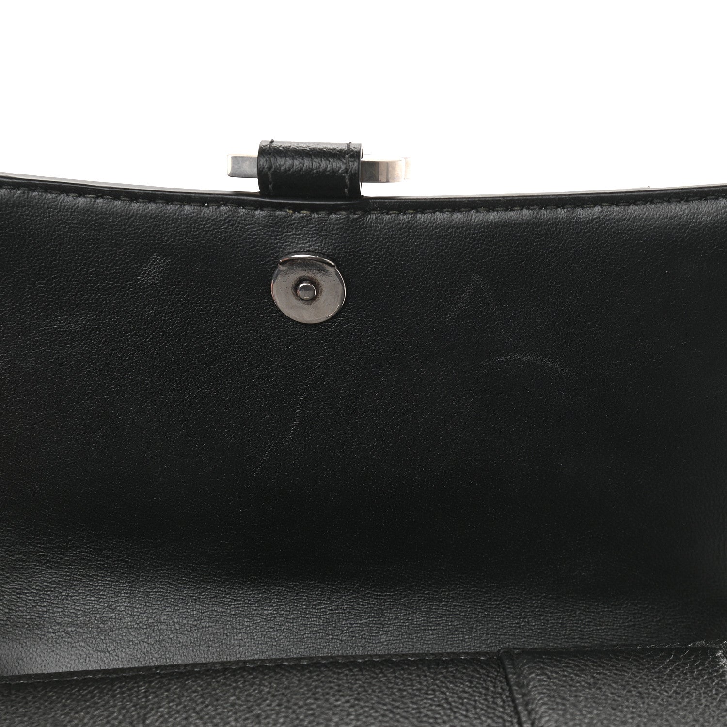 Balenciaga Grained Calfskin Small Hourglass Top Handle Bag Black 9 of 9