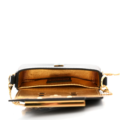 Fendi X VERSACE Vitello Seta Fendace Studded Nano Brooch Baguette Black 5 of 9