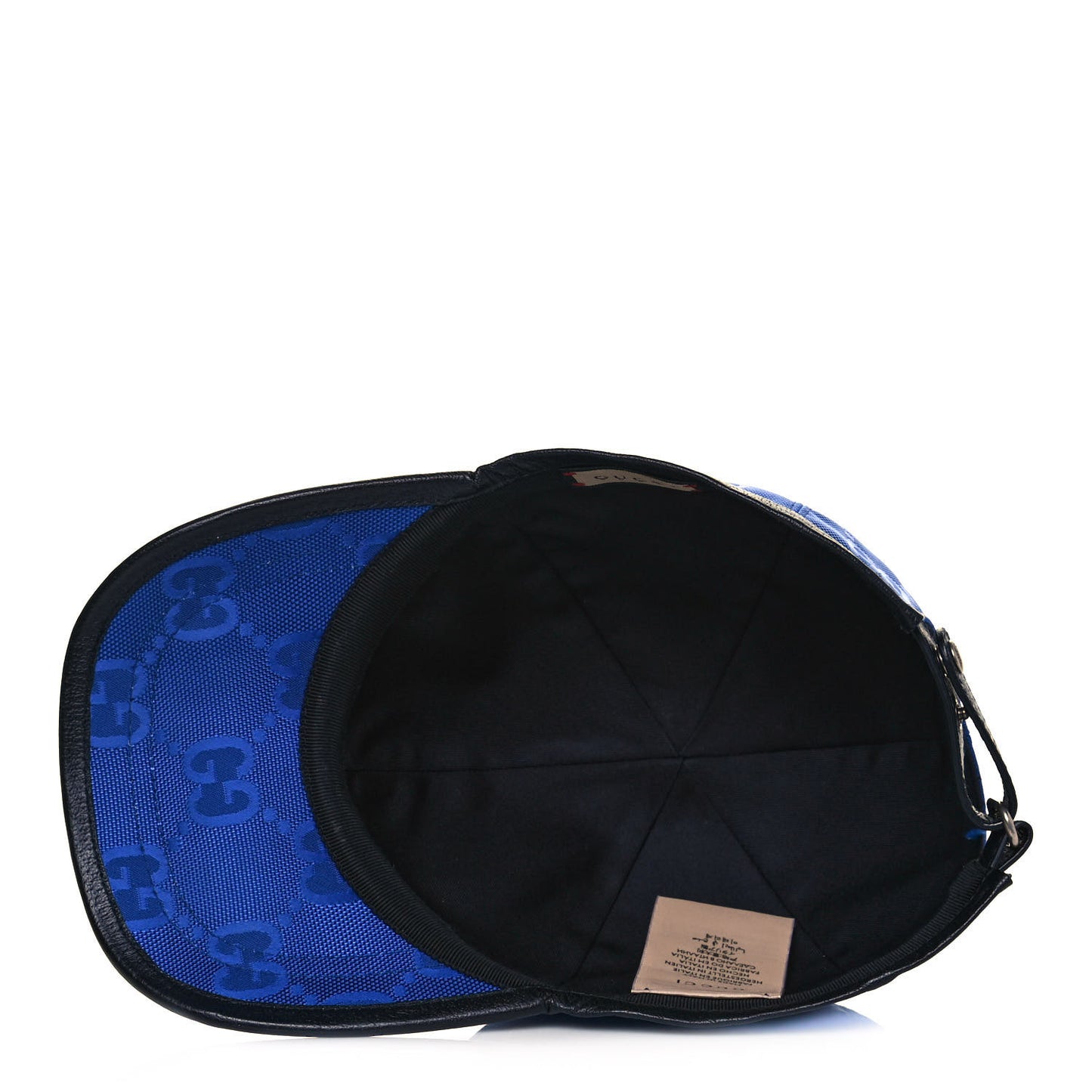 Econyl Nylon Monogram Off The Grid Baseball Hat L Orient Blue Black