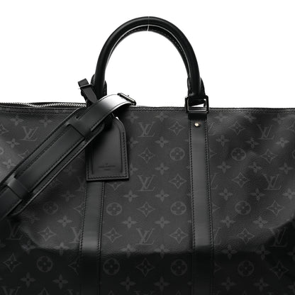 Louis Vuitton Monogram Eclipse Keepall Bandouliere 55 6 of 8