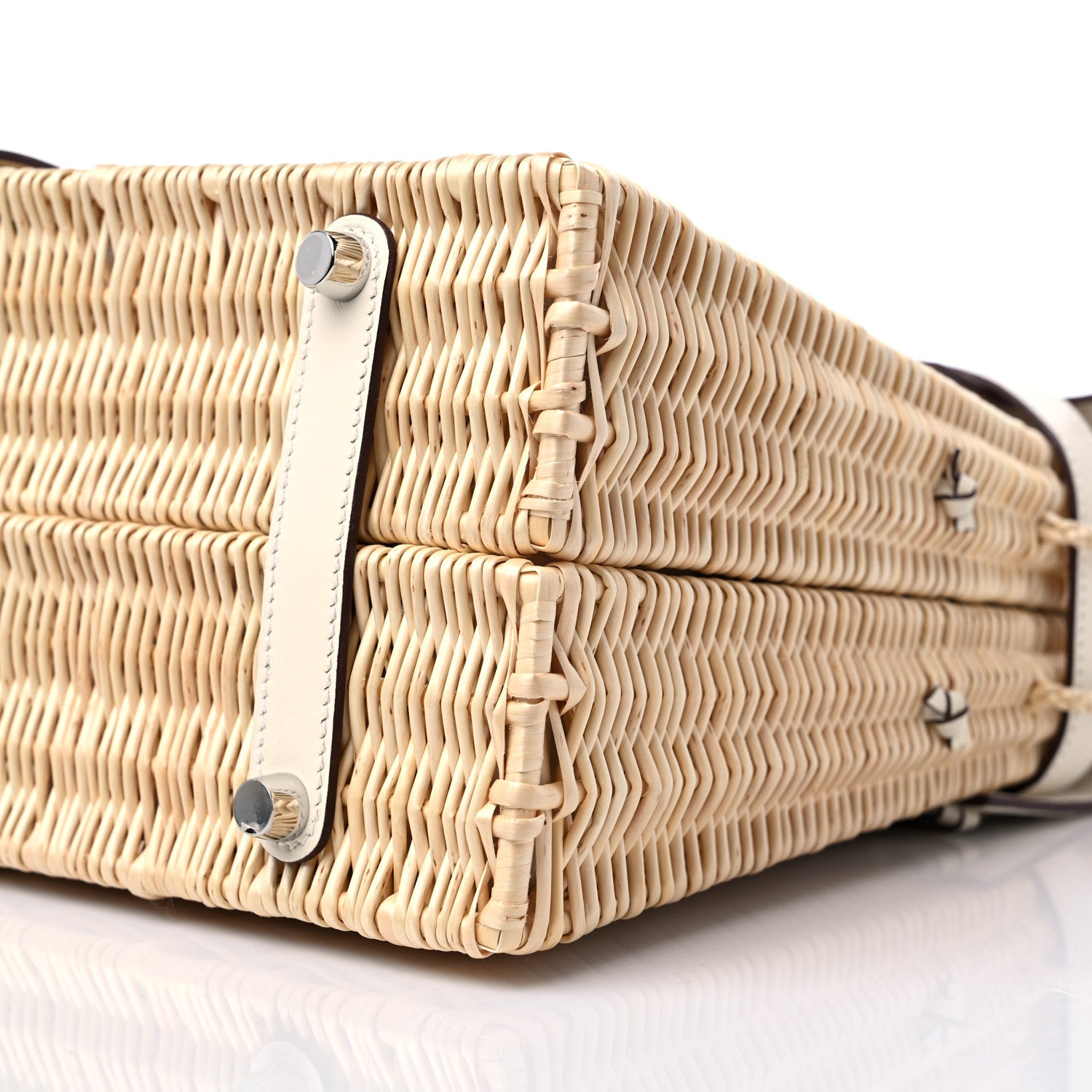 Hermes Wicker Swift Picnic Kelly 35 Naturel Nata 8 of 9