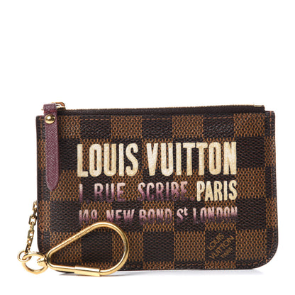 Louis Vuitton Damier Ebene Scribe Affiche Key Pouch 1 of 7