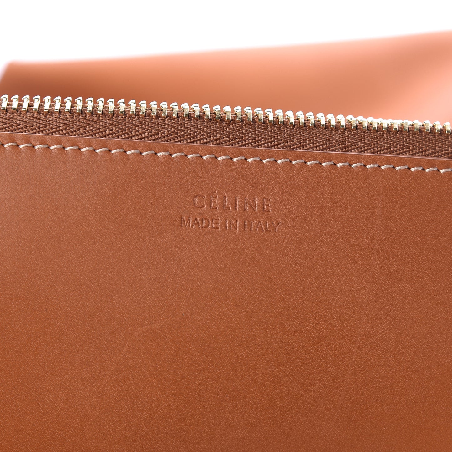 Lambskin Calfskin Band Twisted Cabas Tan