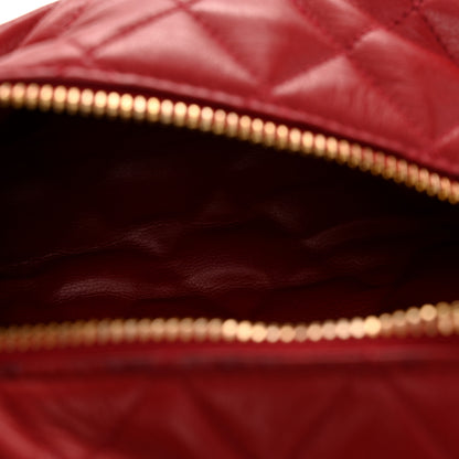 Chanel Lambskin Quilted CC Medallion Waist Belt Bag Red 5 of 12