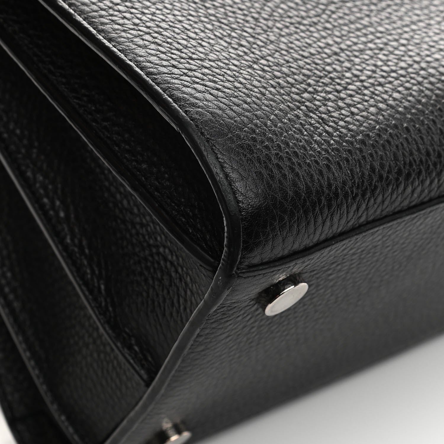 Saint Laurent Grained Calfskin Large Sac De Jour Carryall Black 9 of 9