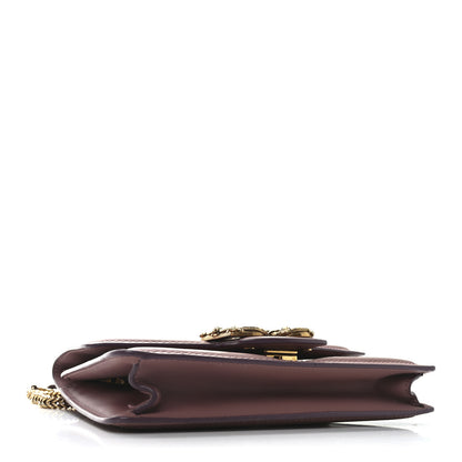Dolce & Gabbana DOLCE GABBANA Smooth Calfskin Small DG Amore Envelope Bag Pink 4 of 9
