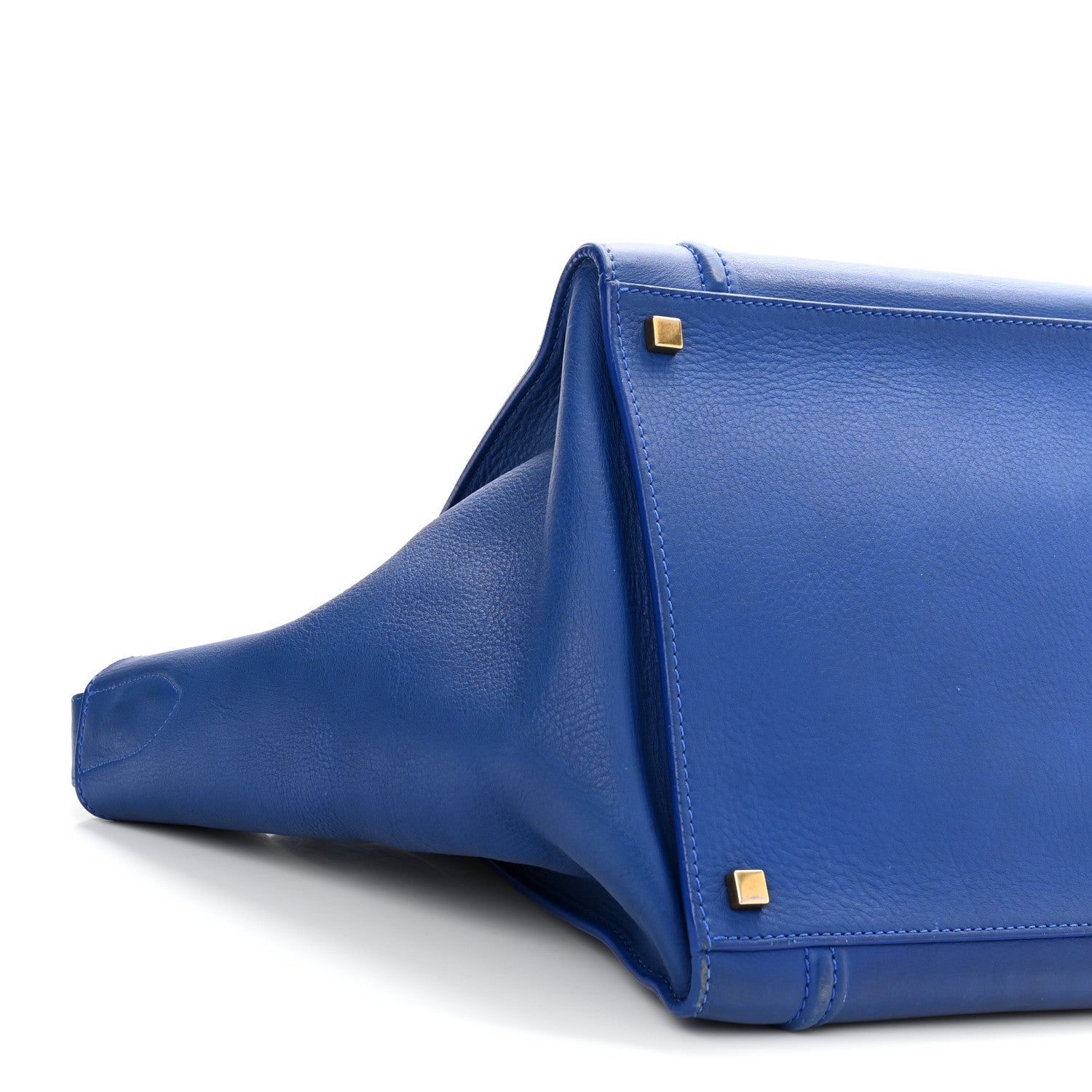 Celine Supple Calfskin Medium Phantom Luggage Royal Blue 9 of 18