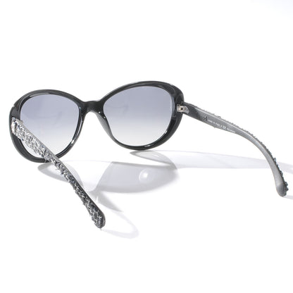 Chanel Acetate Tweed Sunglasses 5241 Black 2 of 4