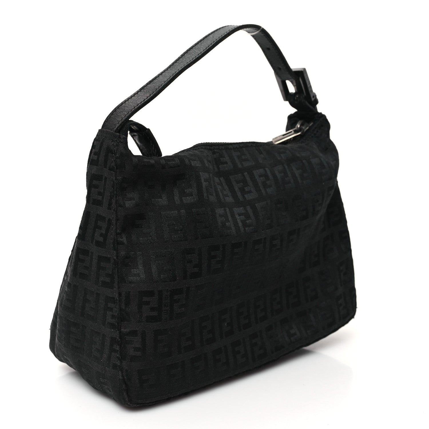 Fendi Zucchino Mini Pochette Black 2 of 10