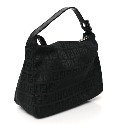 Fendi Zucchino Mini Pochette Black 2 of 10