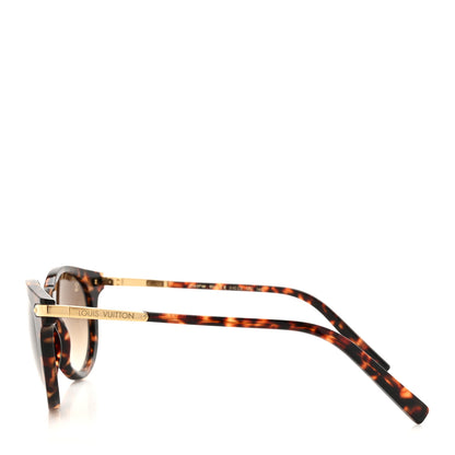 Louis Vuitton Acetate Round Sunglasses Z0837W Tortoise 3 of 7