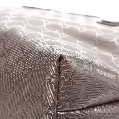 Gucci Imprime Monogram Medium Zippered Shopping Tote Pewter 10 of 10