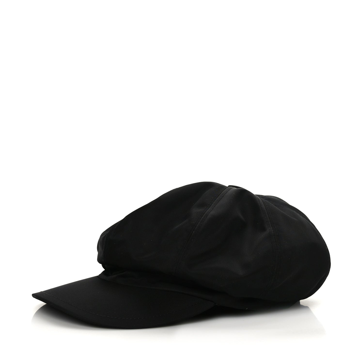 Re-Nylon Womens Newsboy Hat M Black