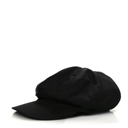 Prada Re-Nylon Womens Newsboy Hat M Black 1 of 7