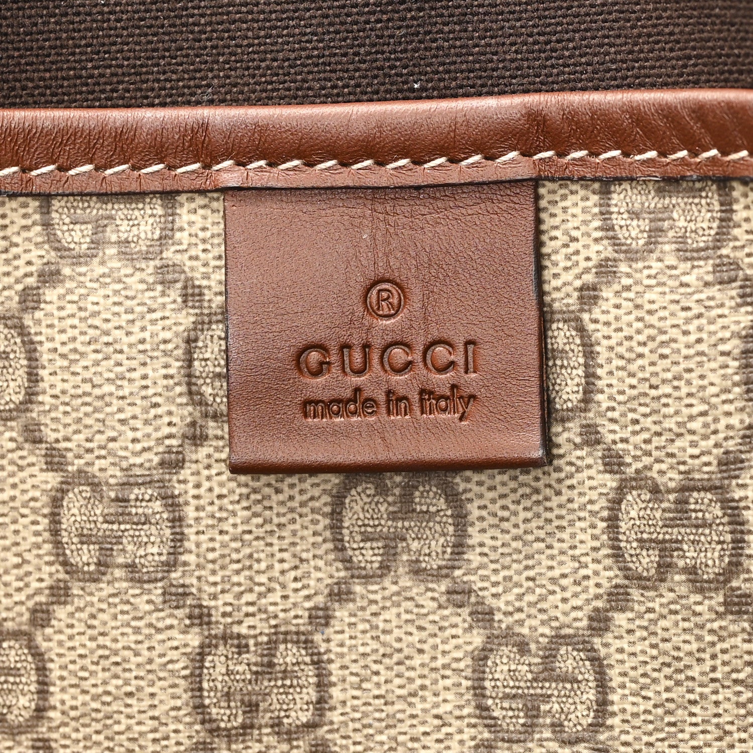 Gucci GG Plus Monogram Medium Signature Web Loop Tote Light Brown 6 of 10