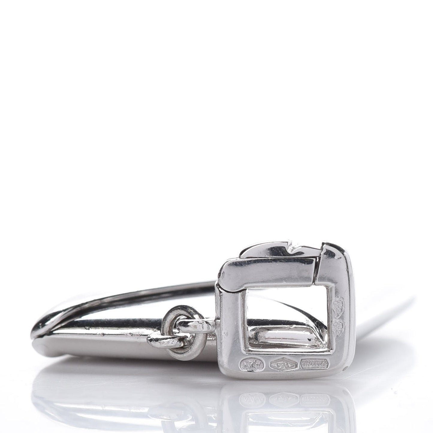 18K White Gold Envelope Charm