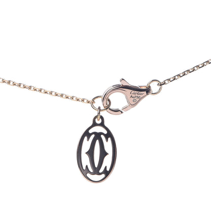 Cartier 18K Pink Gold Twist Heart Pendant Necklace 4 of 4