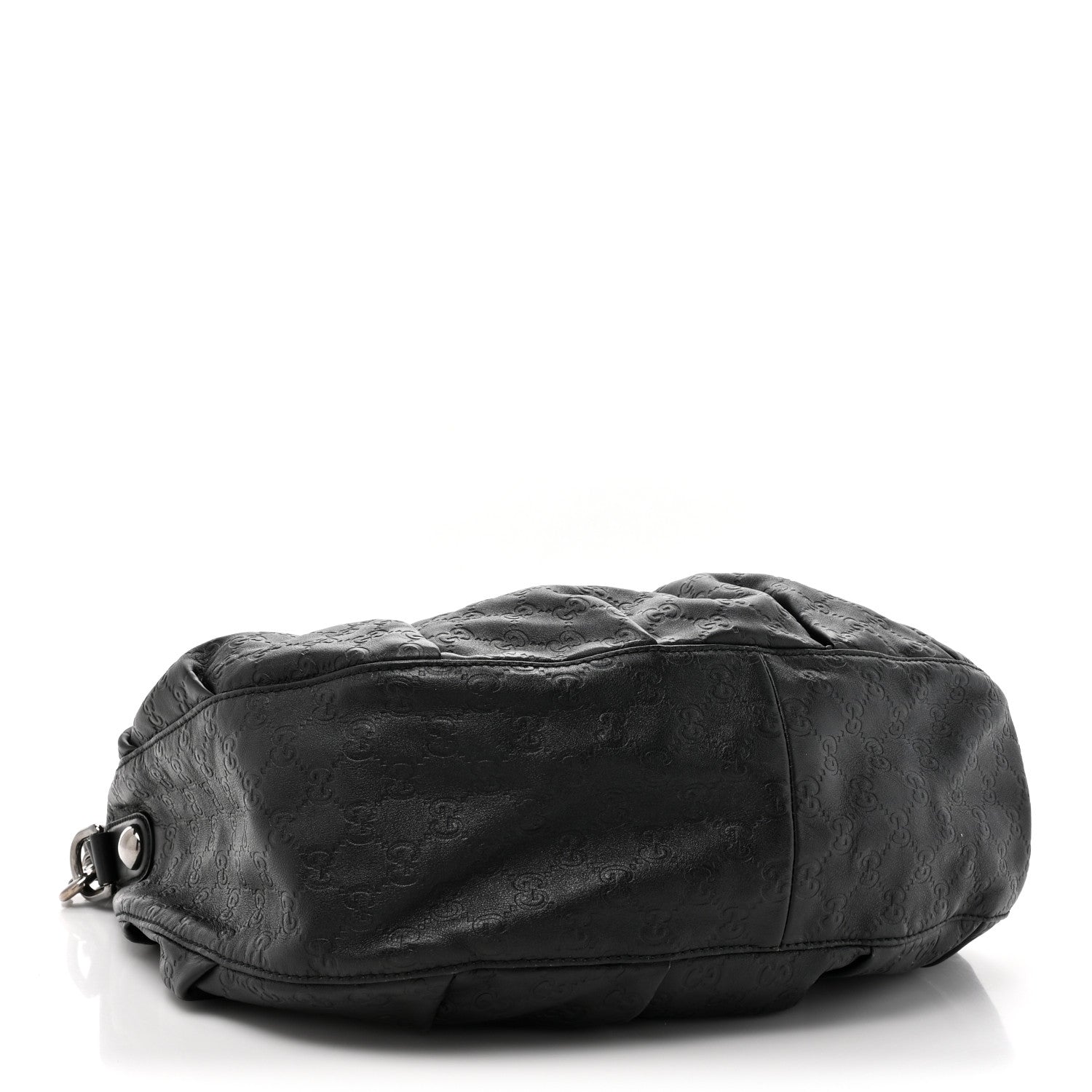 Gucci Guccissima Medium Icon Bit Shoulder Bag Black 4 of 10