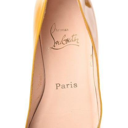 Christian Louboutin Patent Croisette Peep Toe Flats 36.5 9 of 17