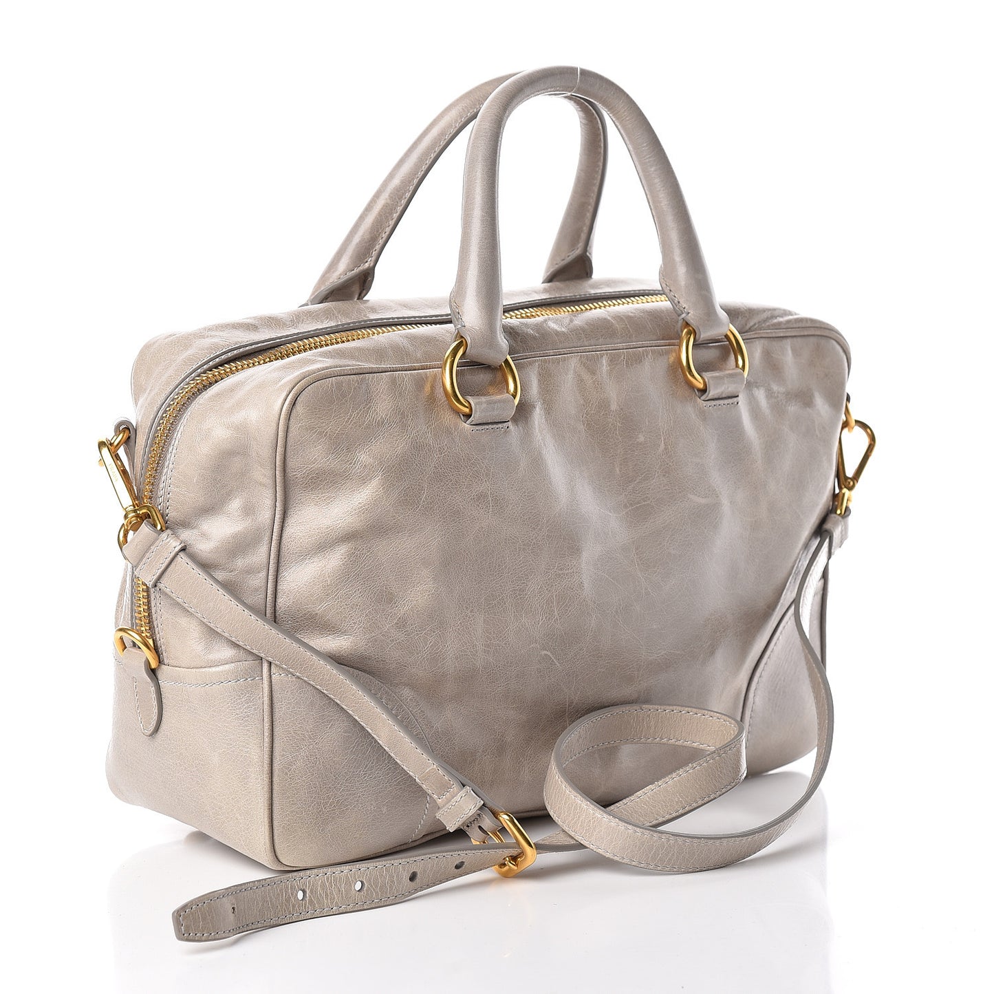 Vitello Shine Bauletto Nube