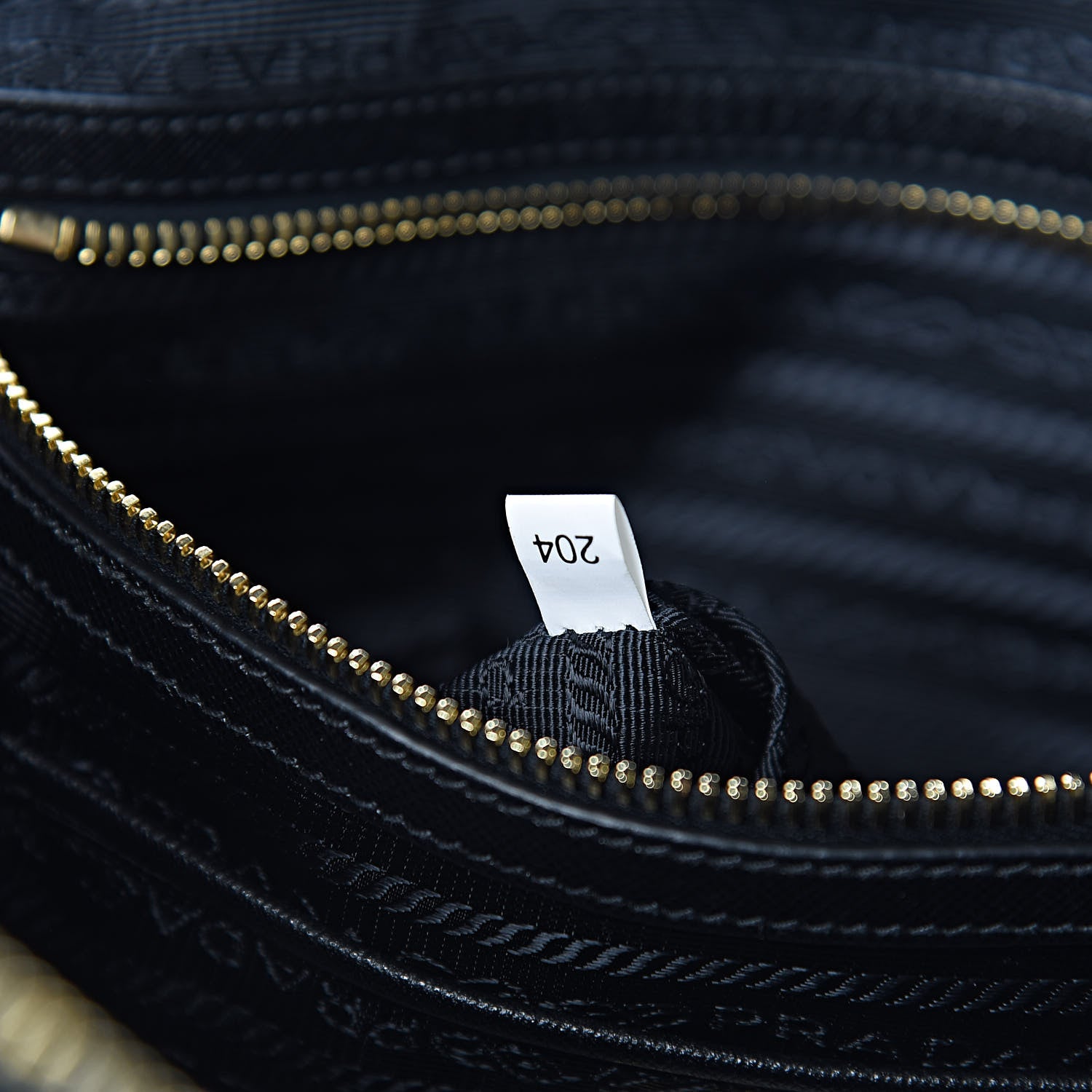 Prada Tessuto Nylon Saffiano Tote Black 8 of 12
