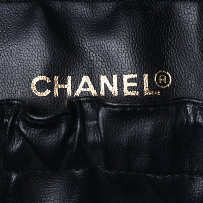 Chanel Caviar Vanity Cosmetic Case Black 6 of 7