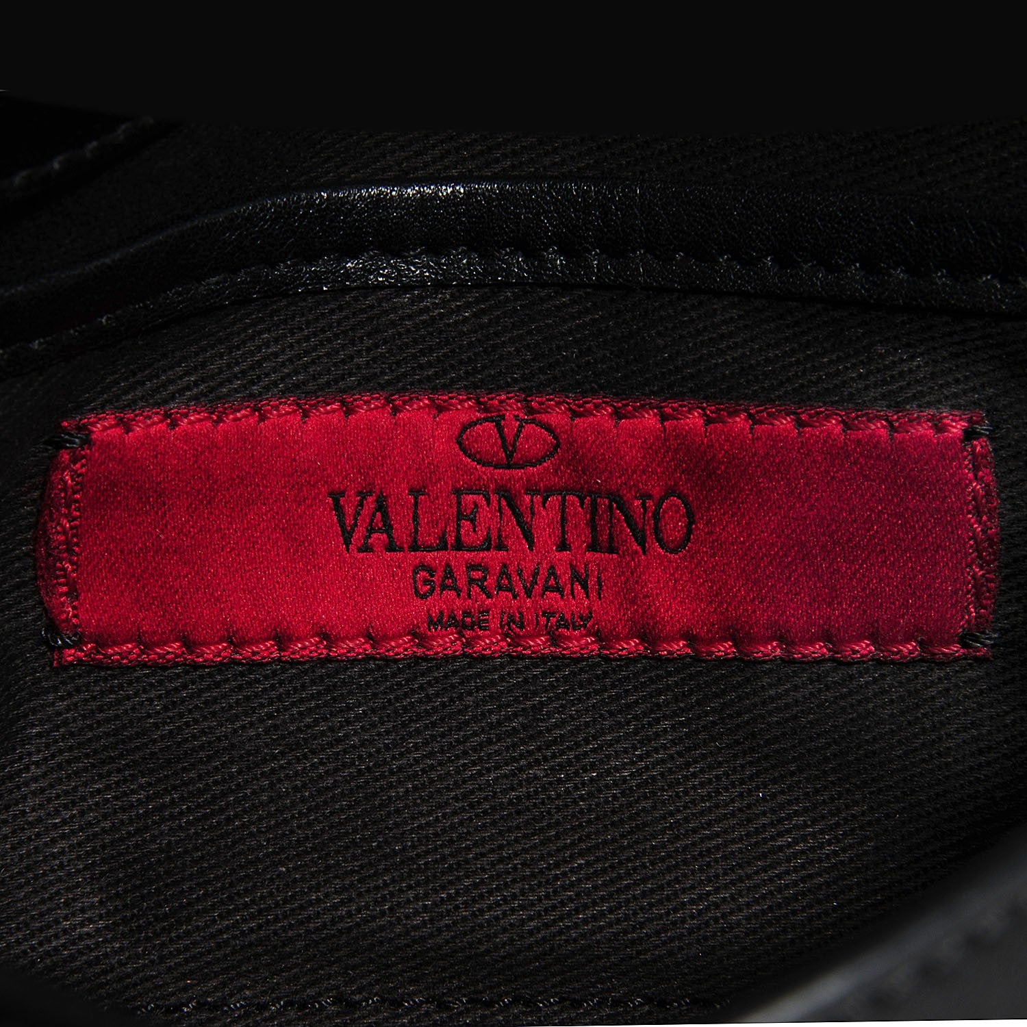 Valentino Garavani Vitello Mini Rockstud Flap Saddle Crossbody Bag Black 5 of 7