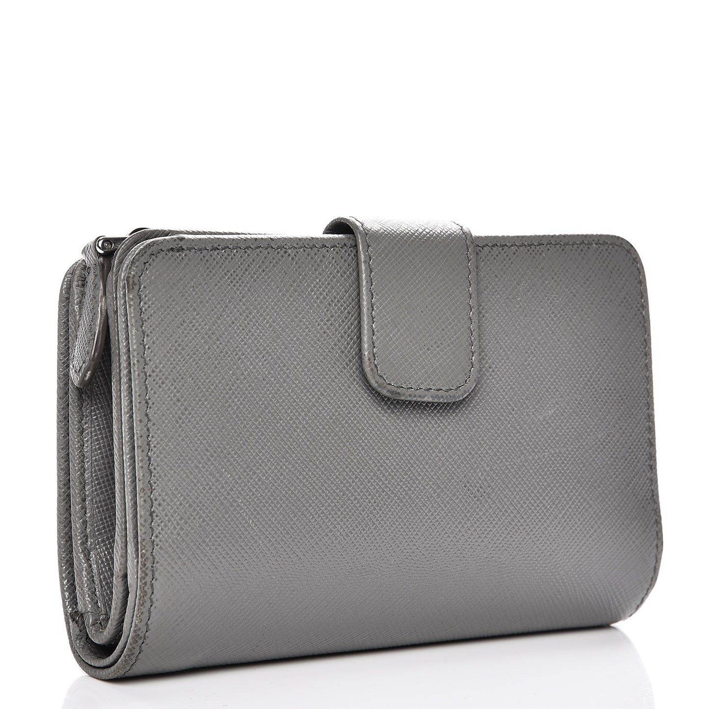 Saffiano Metal Compact Wallet Marmo