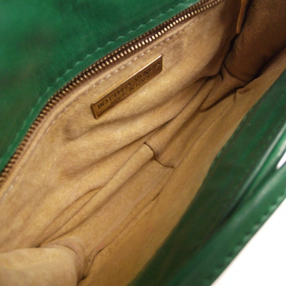 Woven Shoulder Bag Green