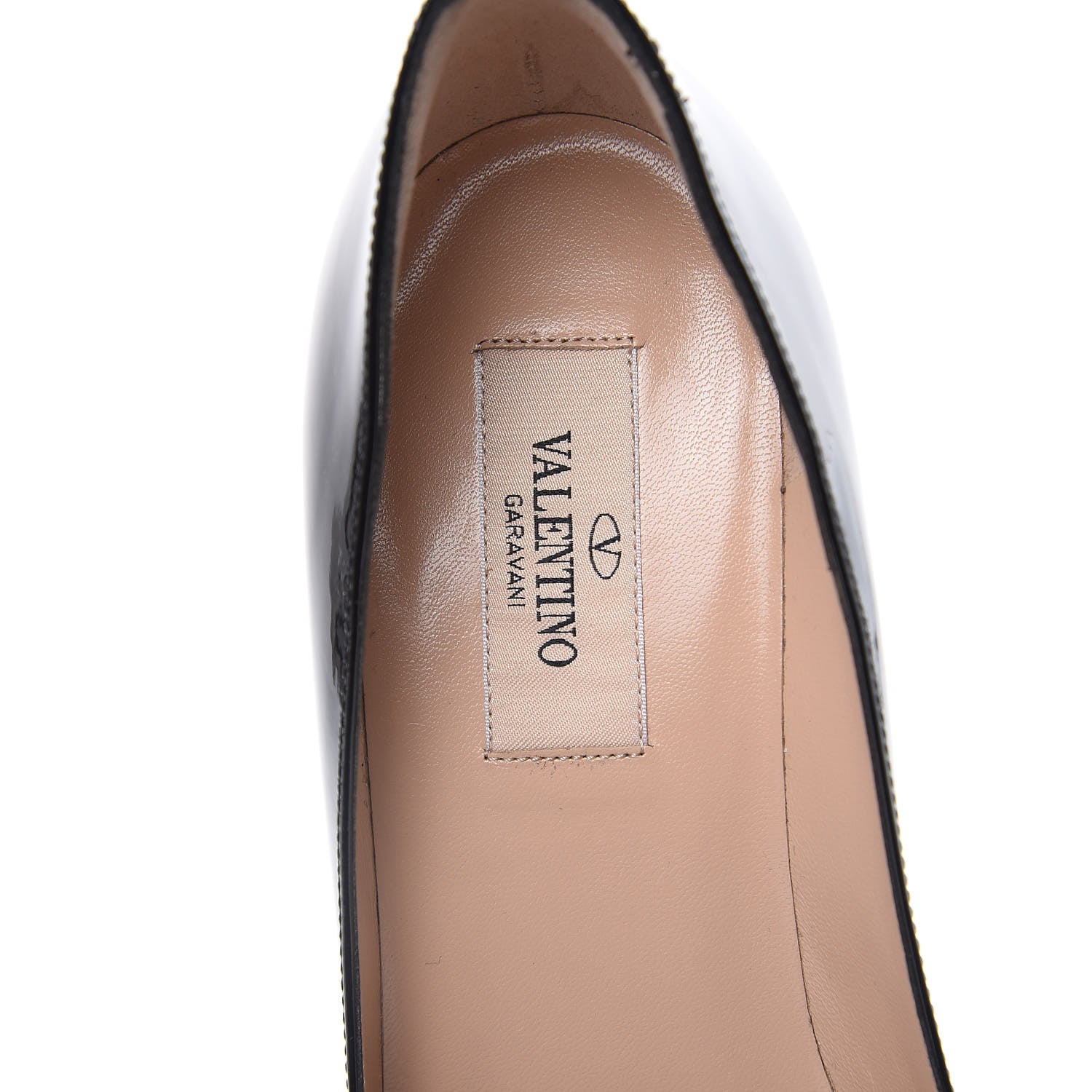 Valentino Garavani Patent Rockstud Simple Pumps 37 Black 7 of 11