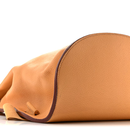 Hermes Taurillon Clemence Sherpa Backpack Sable 8 of 14