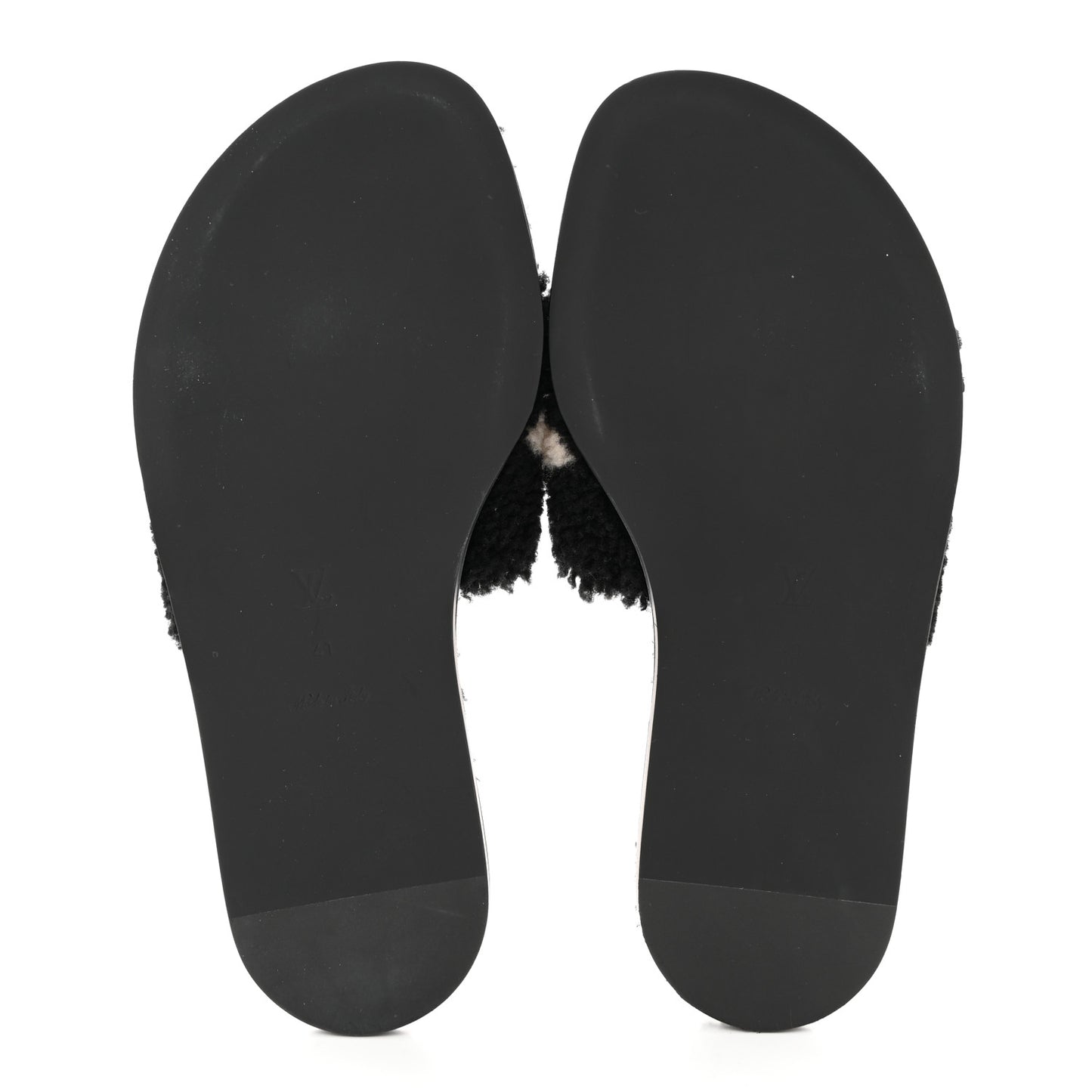 Shearling Magnetic Flat Mule 41 Black