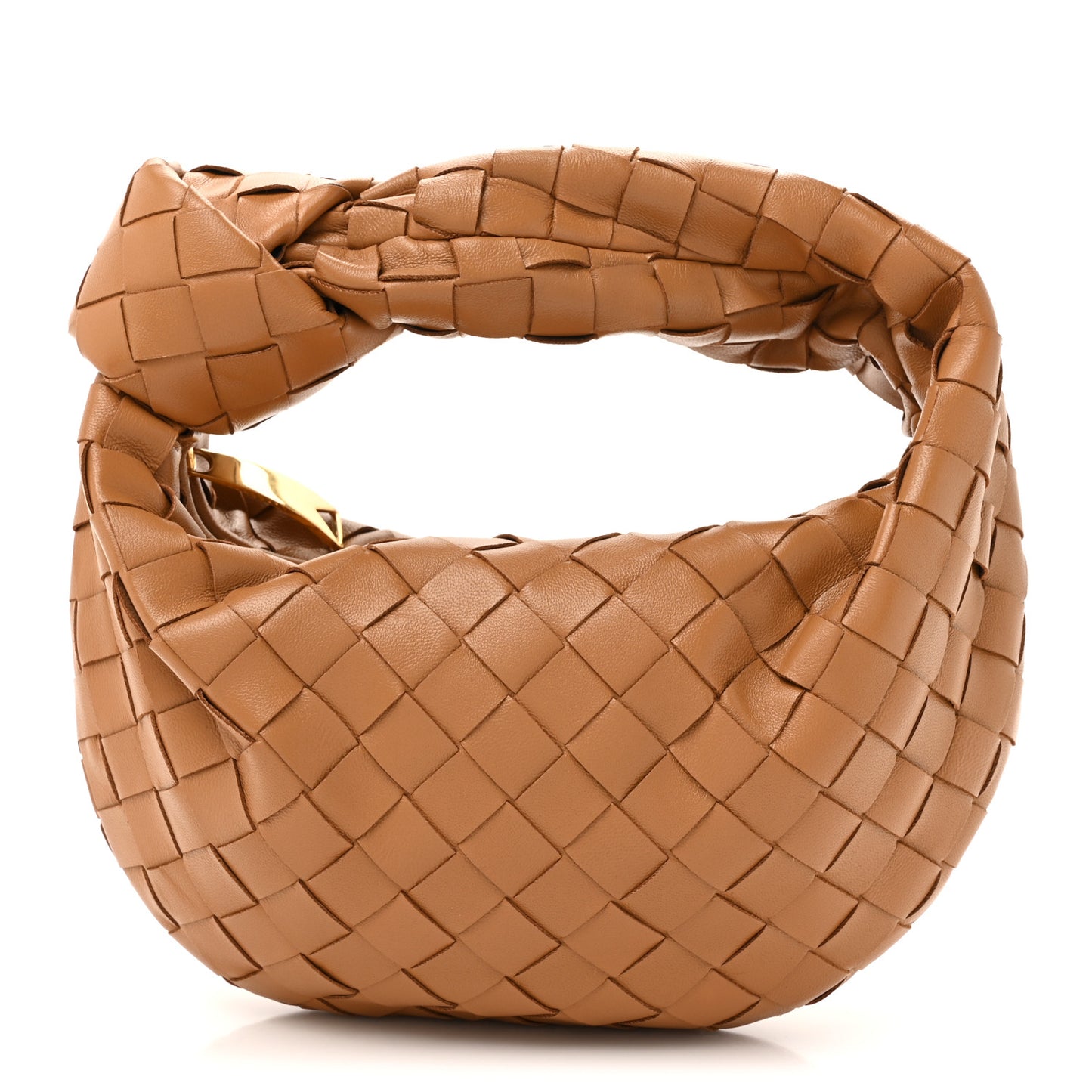 Nappa Intrecciato Mini Jodie Caramel