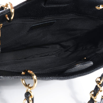 Chanel Caviar Petit Shopping Tote PST Black 5 of 7