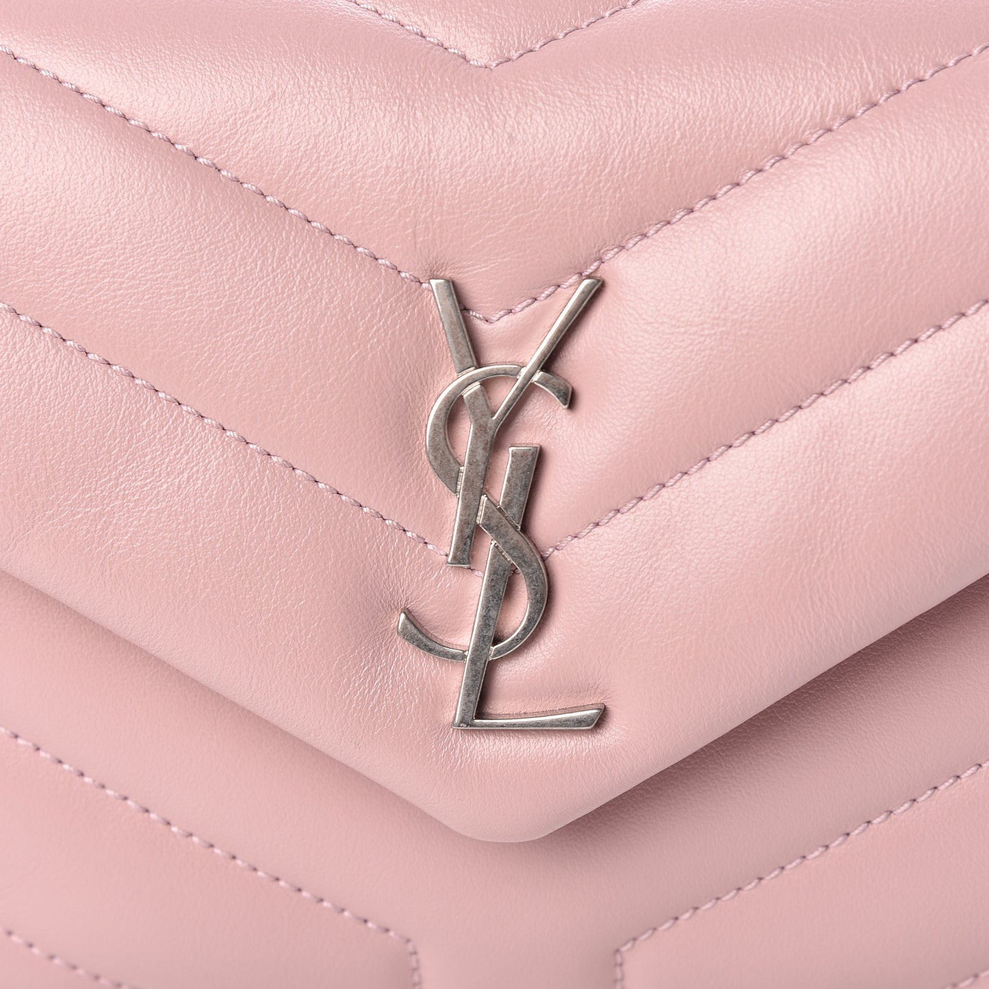 Calfskin Y Quilted Monogram Toy Loulou Crossbody Bag Tender Pink