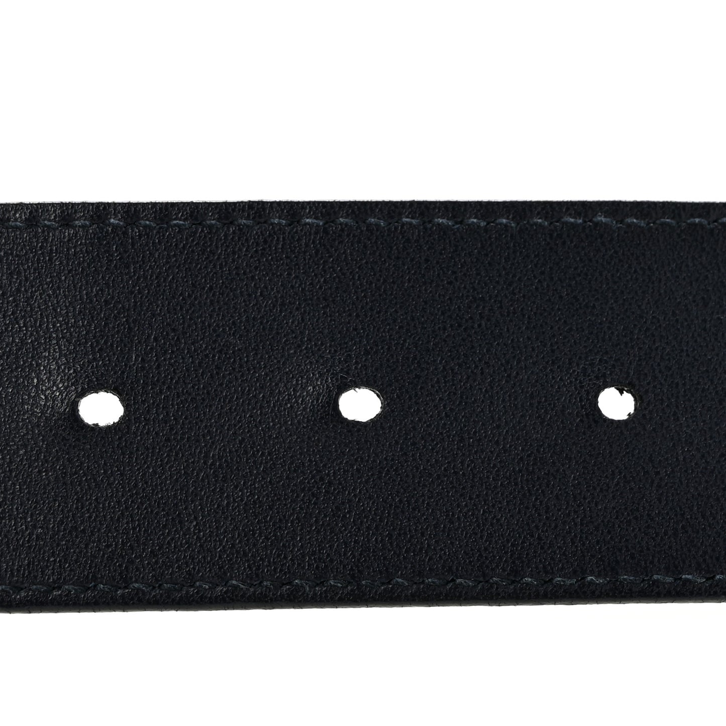Moon Calfskin Nickel Double G 40mm Belt 85 34 Blue