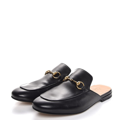 Gucci Calfskin Mens Princetown Slippers 6 Black 3 of 8