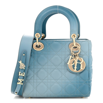 Christian Dior Lambskin Cannage Gradient Small My Lady Dior Denim Blue 1 of 12
